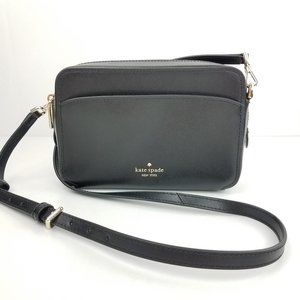 Kate Spade Factory | Black Leather Crossbody Bag